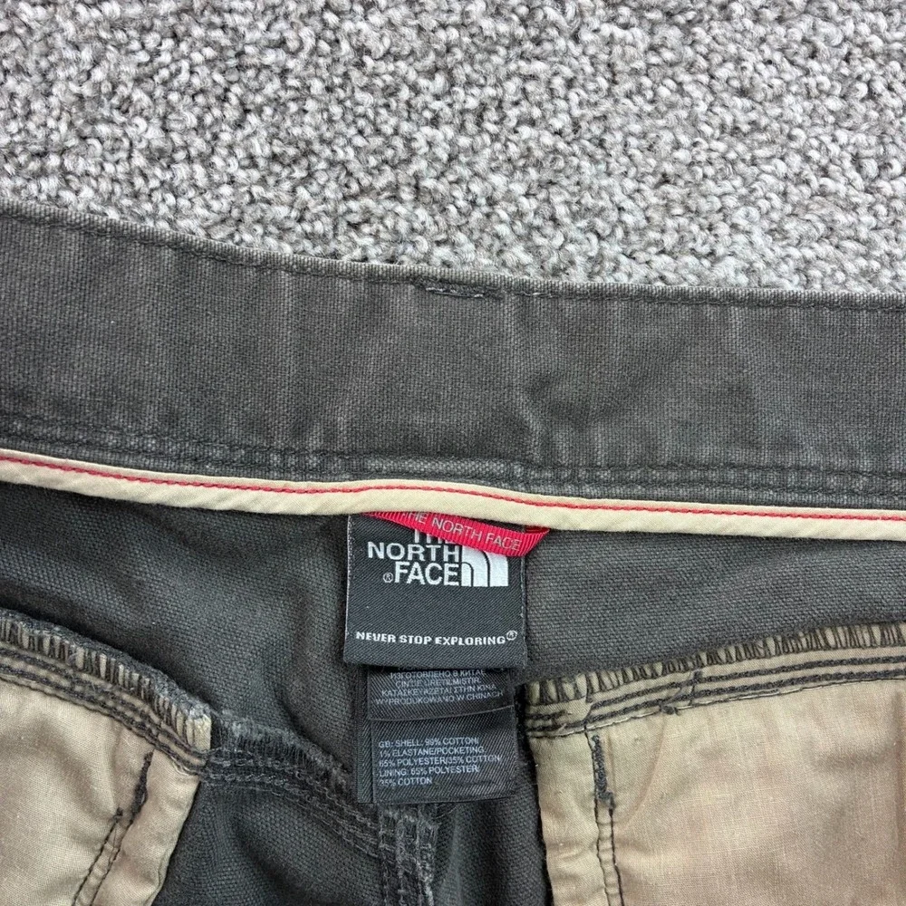 The North Face Pants Mens 38x30 Gray Utility Cotton Blend Outdoor Chino Hiking